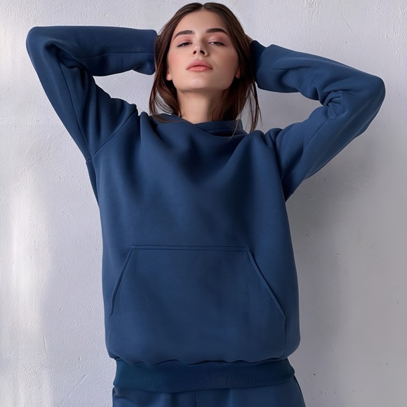 NEW Hoodie & Joggers winter set ❄️ Fleece model. 90% premium Turkish cotton. - Picture 3 of 4